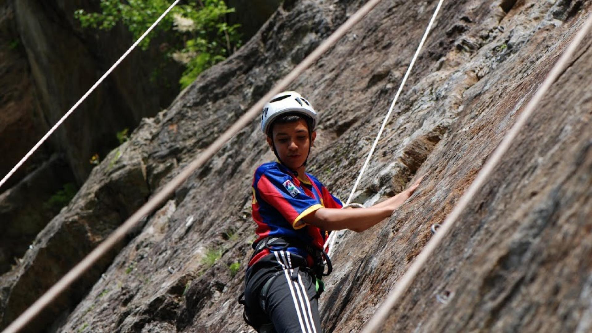 La faites de l'escalade